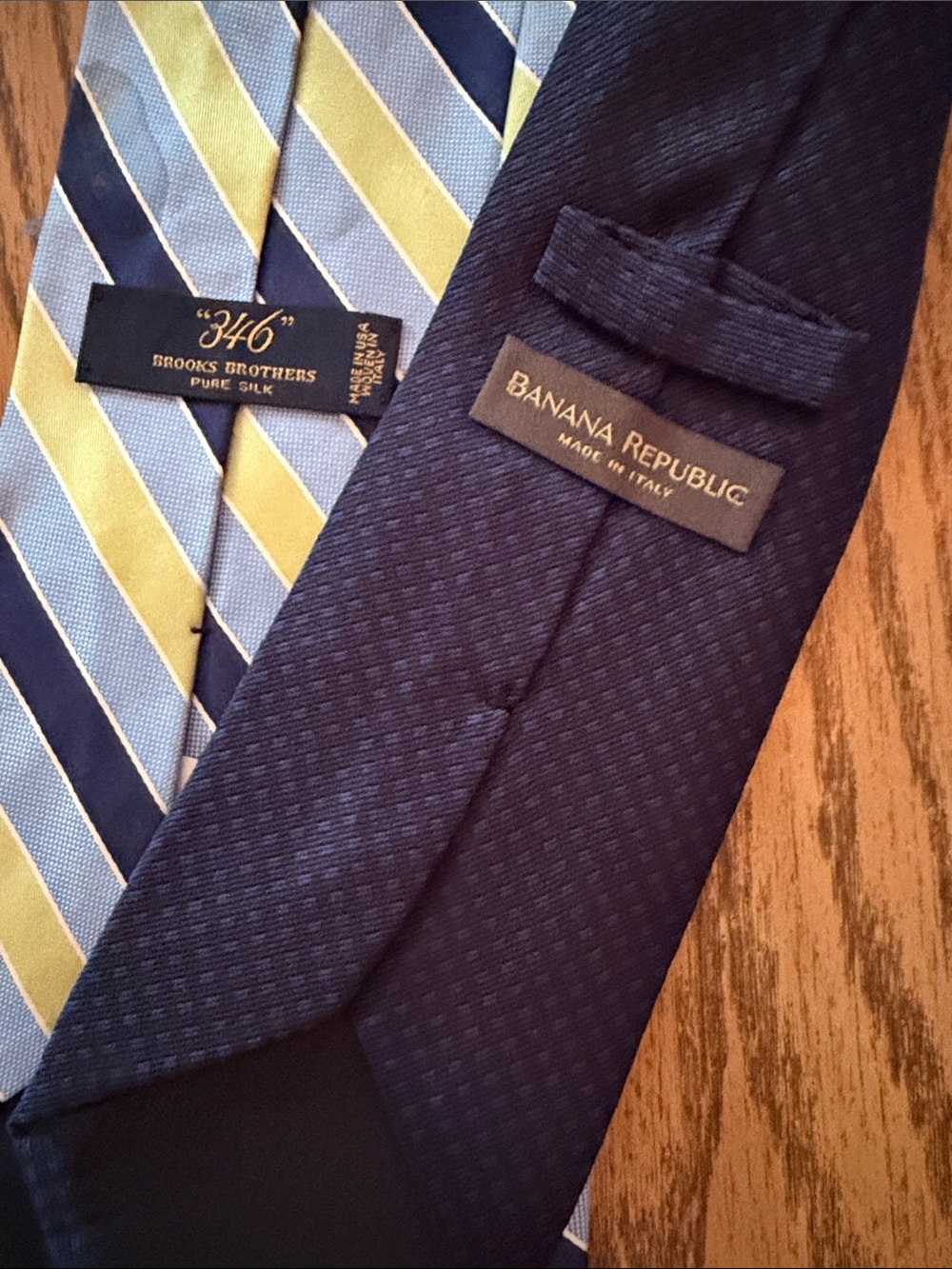 10 Men’s Silk Tie Lot Zegna Brooks Brothers J.Crew Tie Bar Banana Republic - Picture 5 of 14